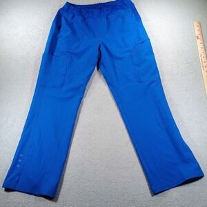 HeartSoul Women HS020P Royal Blue Small Petite Cargo Scrub Pants